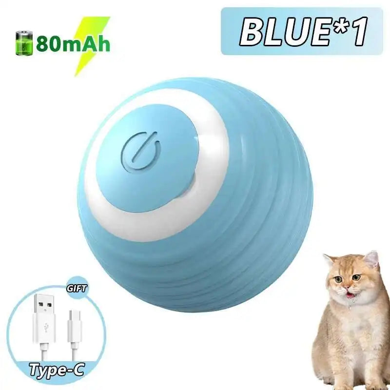 Smart Interactive Dog Toy Ball Electronic Pet Toy Ball Automatic Bouncing Rolling Toy Ball With Lights Puppy Product