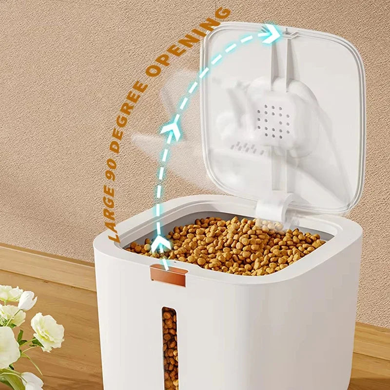 Dog Food Storage Bin for Sealing in Freshness and Keeping Out Moisture Any Hard Pet Food