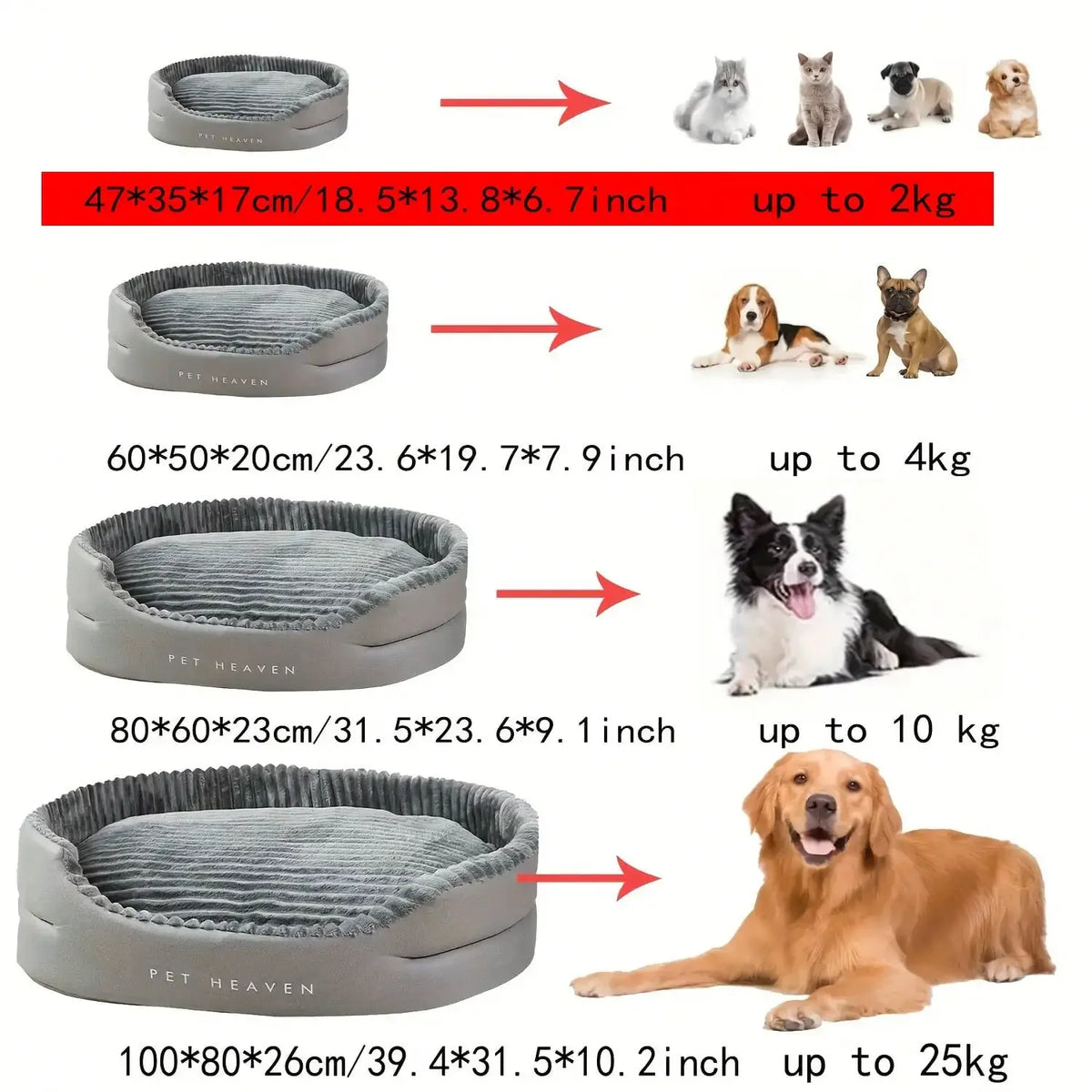Machine-Washable Soft & Cozy Pet Bed – All-Season Dog & Cat House With Warm Mat | Plush Comfort, Great For Any Season, For Small/Medium/Large Pets, Indoor Outdoor Use