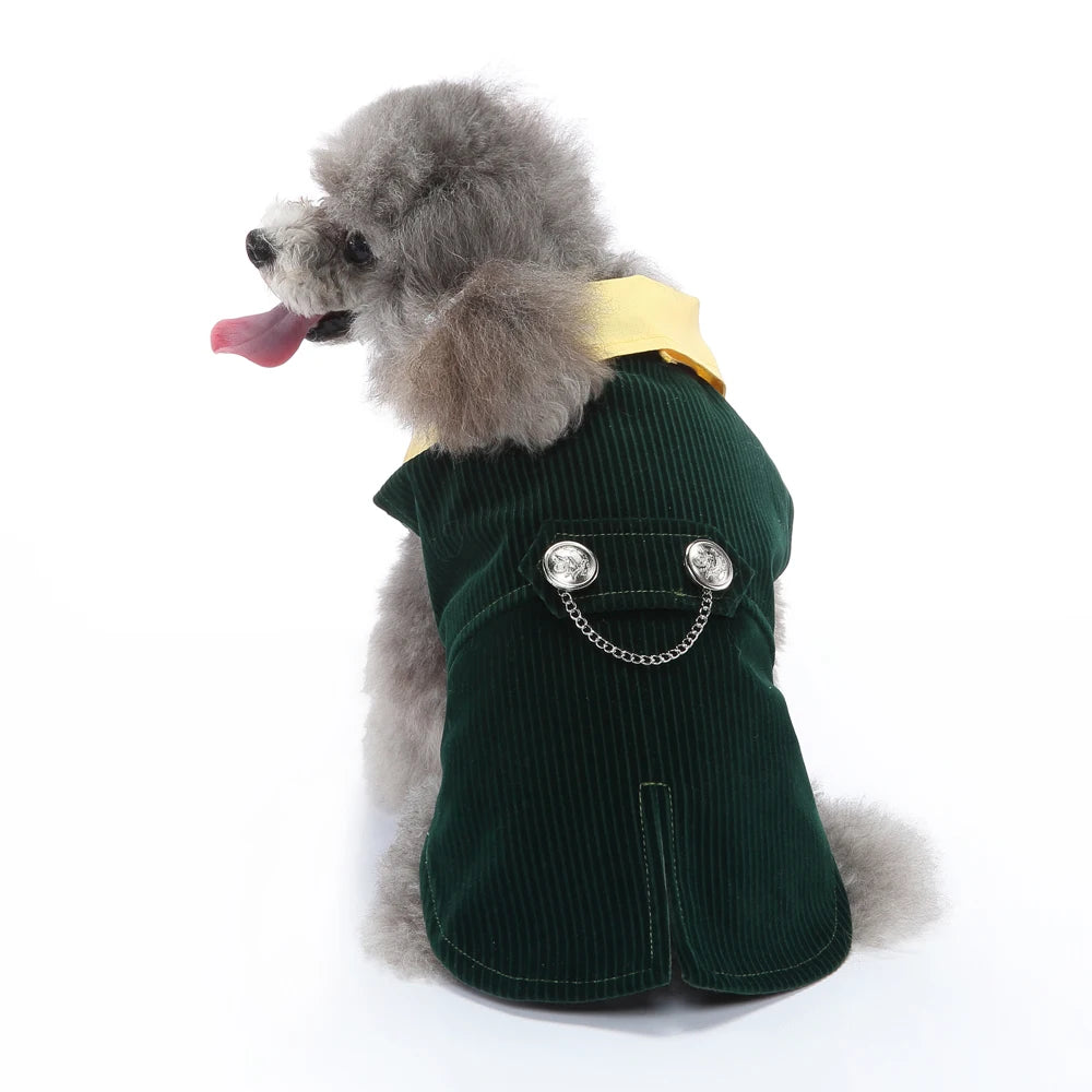 Dog Costume For Small Dogs and Medium Dogs Halloween Apparel Dog Wedding Outfit Clothes Wedding Shirt Clothes Formal Tuxedo