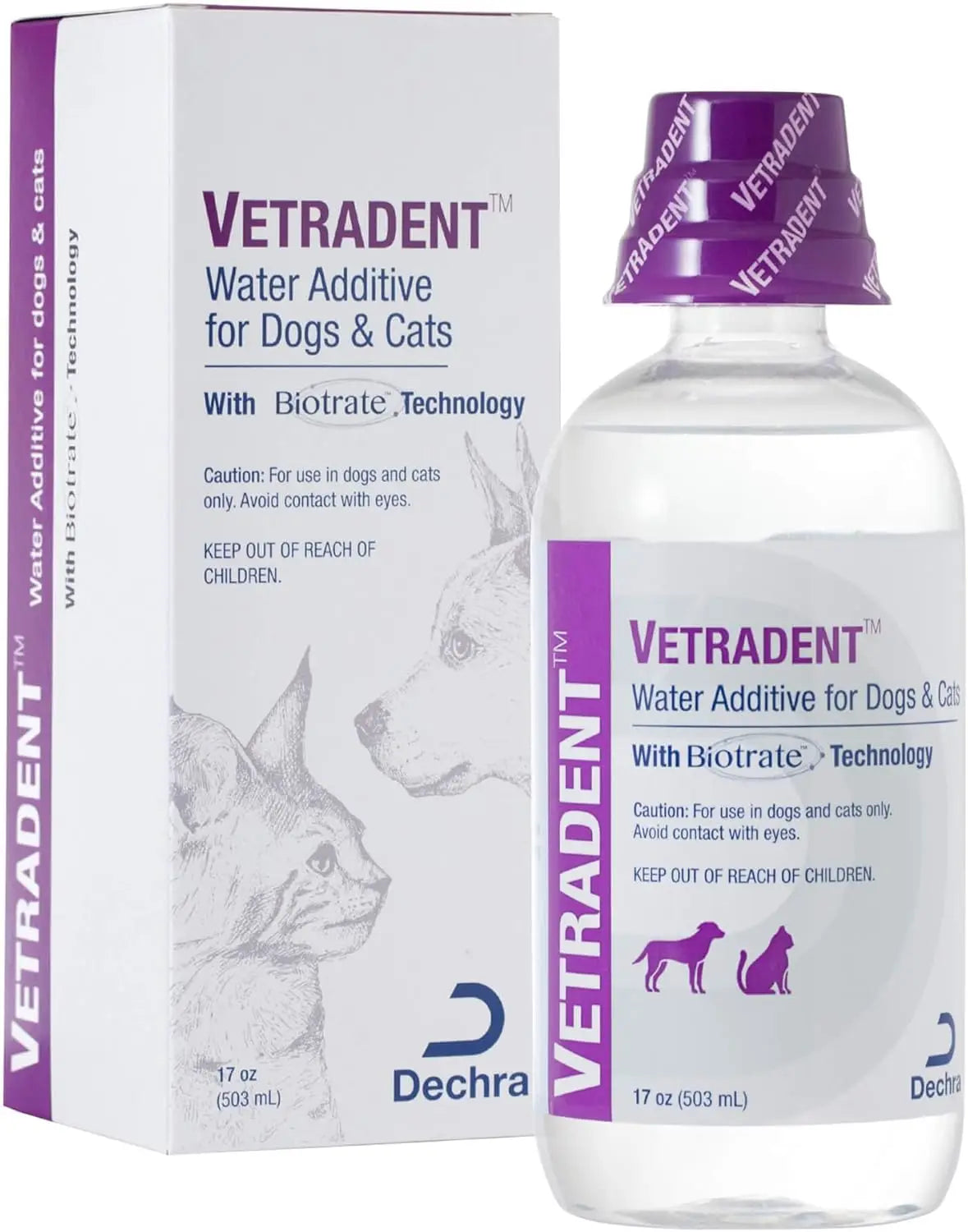 Water Additive for Dogs 17 oz - Reduces Tartar & Promotes Dental Hygiene