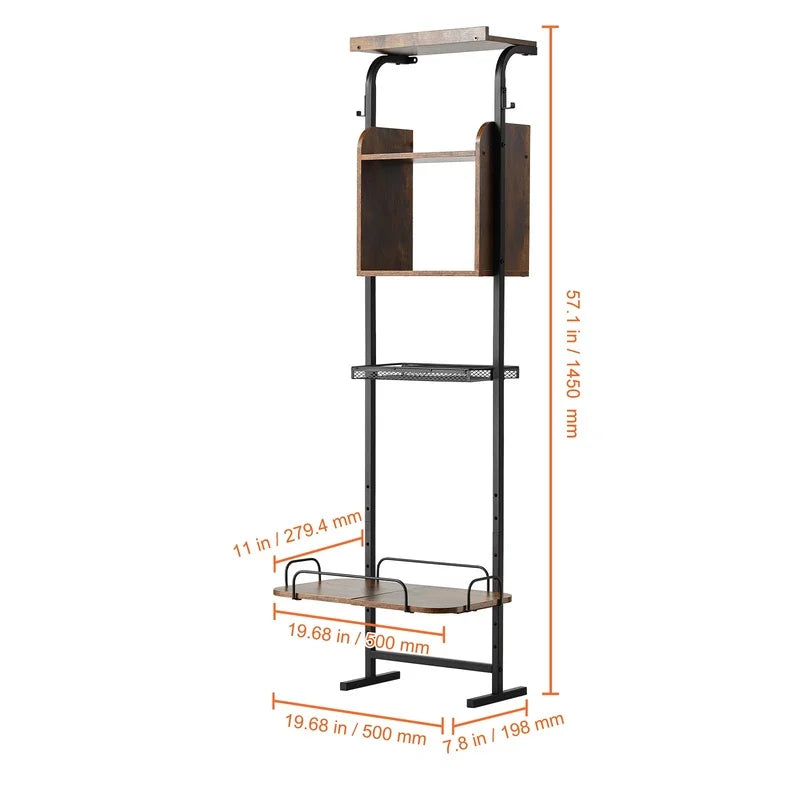 Raised Dog Feeding Station with Storage and Toy Organizer for Dry Food Bowl