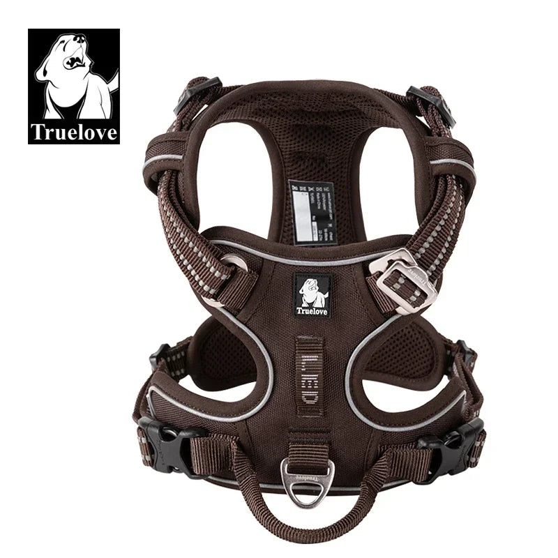 Dog Harness Camouflage Reflective Nylon Special Edition and Upgrade Version Easy to Adjust TLH5653, Explosion-proof Harness