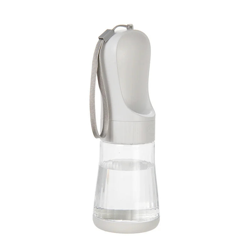 Portable Dog Water Bottle 320ML With Food Container Travel 2 in 1 Pet Water Dispenser For Small, Medium, and Large Dogs Drinking Bowls