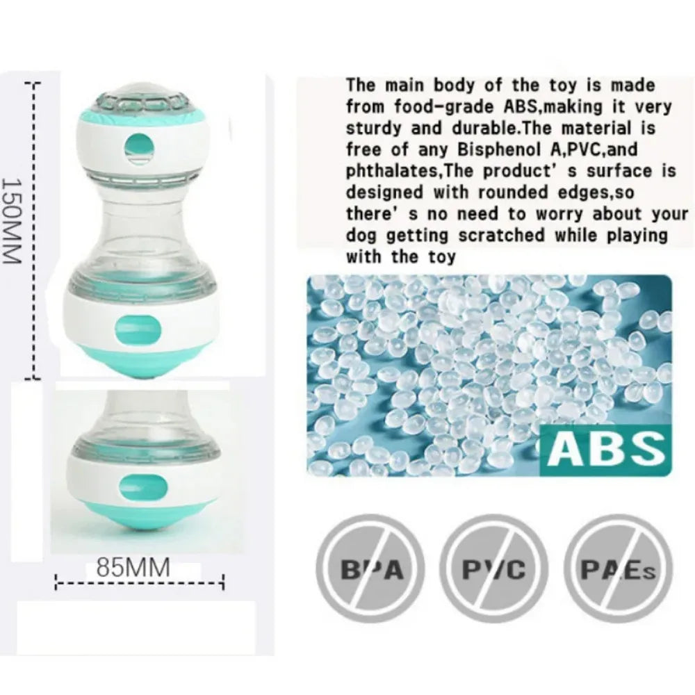 Interactive Dog Treat Dispenser Toy Dog Puzzle Rolling Leak Food Ball Toy Durable Chew Tooth Healthy Ball Suitable for All Breed