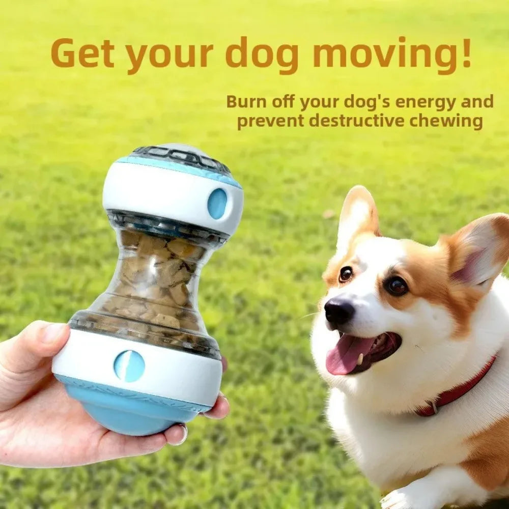 Interactive Dog Treat Dispenser Toy Dog Puzzle Rolling Leak Food Ball Toy Durable Chew Tooth Healthy Ball Suitable for All Breed