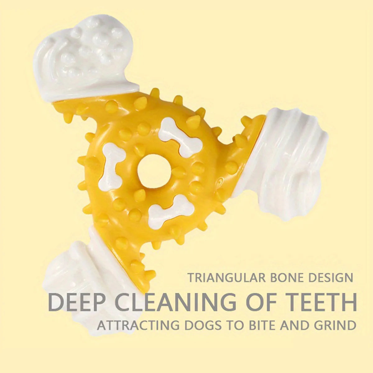 Durable Dog Chewing Toy for Teeth Cleaning and Grinding Promotes Healthy Chewing Interactive Pet Toy for Relieve Boredom for Dog