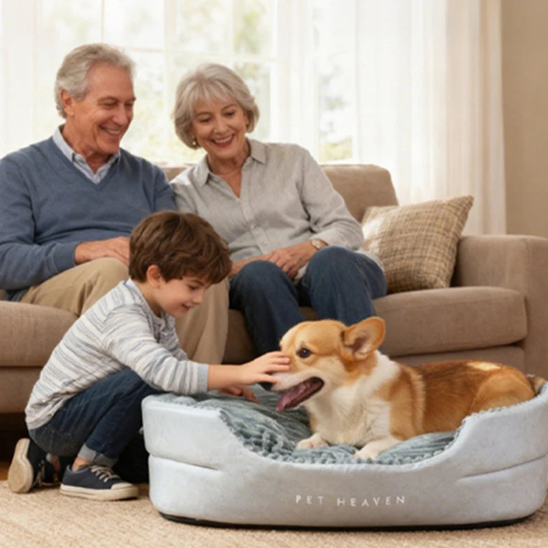 Luxurious And Ultra-Soft Dog Bed Kennel - Pet Beds That Are Plush, Resistant to Bites, Dirt-Proof, Comfortable, Suitable for All