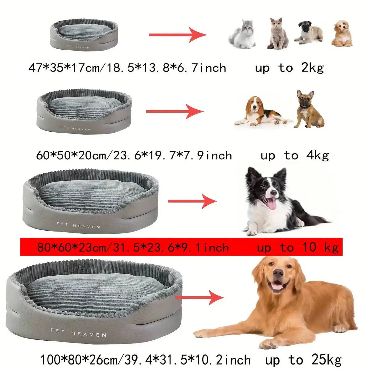 Machine-Washable Soft & Cozy Pet Bed – All-Season Dog & Cat House With Warm Mat | Plush Comfort, Great For Any Season, For Small/Medium/Large Pets, Indoor Outdoor Use