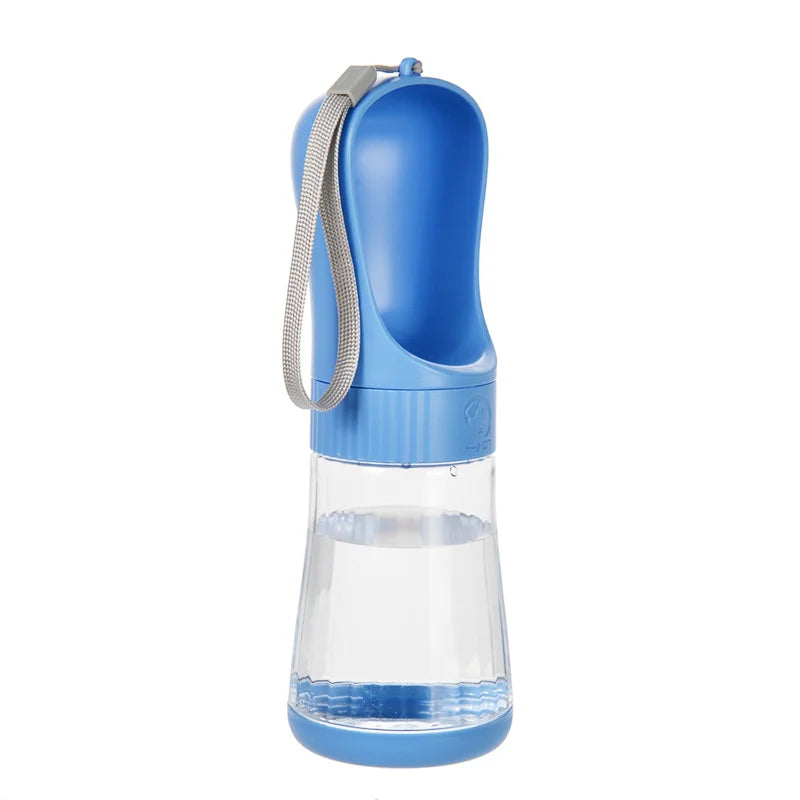 Portable Dog Water Bottle 320ML With Food Container Travel 2 in 1 Pet Water Dispenser For Small, Medium, and Large Dogs Drinking Bowls