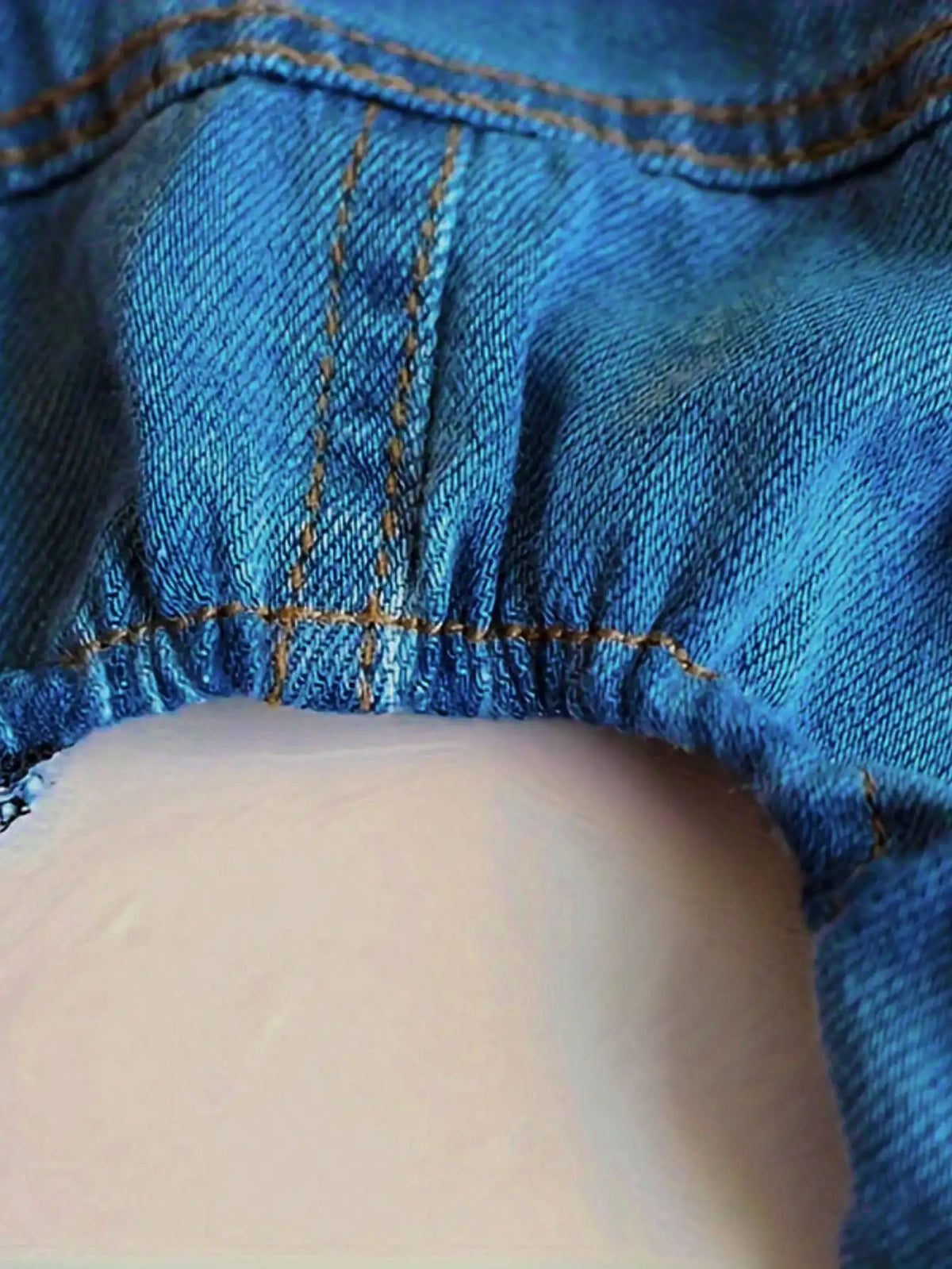 Pet Striped 4-Leg 1 piece Overall, Denim Effect Jumpsuit Suspender Pants Dog Clothes, Spring/Summer Pet Apparel
