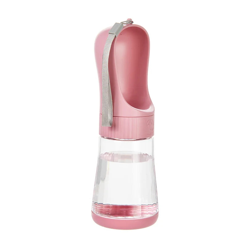 Portable Dog Water Bottle 320ML With Food Container Travel 2 in 1 Pet Water Dispenser For Small, Medium, and Large Dogs Drinking Bowls