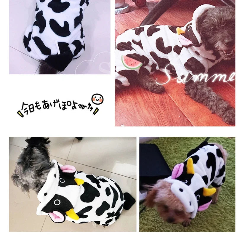 Pet Dog Clothes Soft Warm Fleece Dogs Jumpsuits, Pet Clothing for Small Dogs Puppy, Hoodies Chihuahua Yorkshire Costume Coats