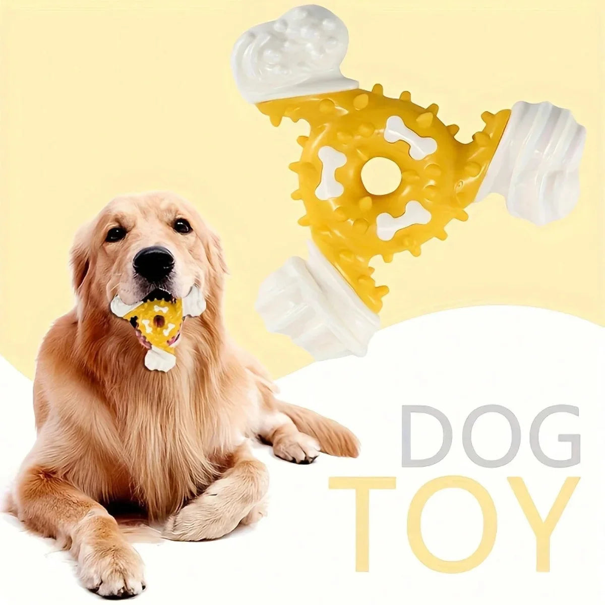 Durable Dog Chewing Toy for Teeth Cleaning and Grinding Promotes Healthy Chewing Interactive Pet Toy for Relieve Boredom for Dog