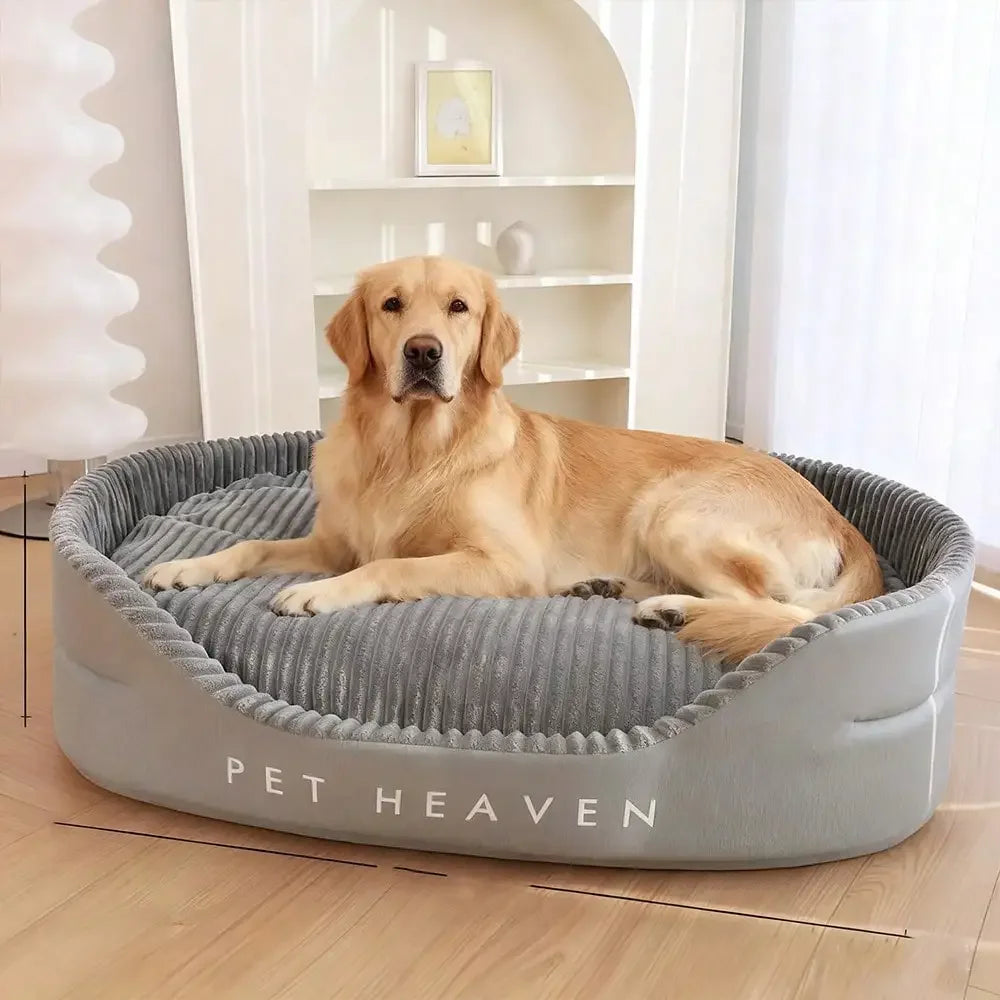 Machine-Washable Soft & Cozy Pet Bed – All-Season Dog & Cat House With Warm Mat | Plush Comfort, Great For Any Season, For Small/Medium/Large Pets, Indoor Outdoor Use