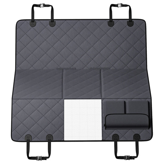 Back Seat Extender for Dogs Dog Hammock for Car Back seat Waterproof Hard Bottom Dog Car Seat Cover for Back Seat