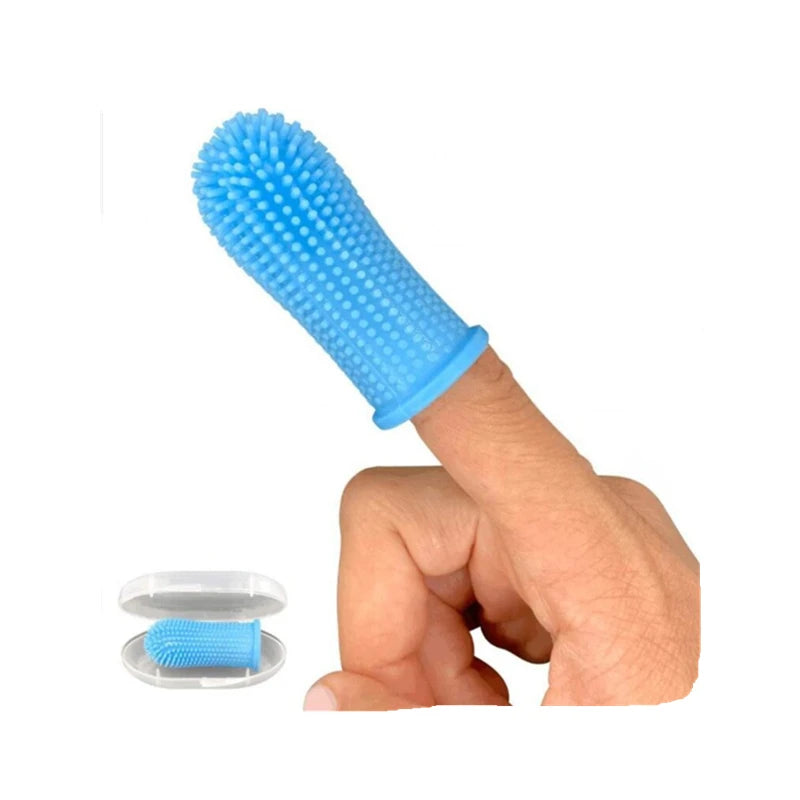 Super Soft Dog Toothbrushes Cleaning Finger Brush For Dog  Grooming Nontoxic  Toothbrush  Dental Care Products
