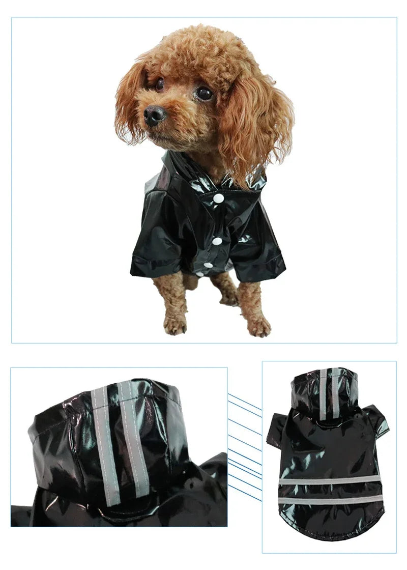 Summer Outdoor Puppy Pet Rain Coat Small Hoody Waterproof Jackets Raincoat for Dogs Cats Apparel Clothes