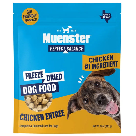 Perfect Balance Chicken Bites Freeze-Dried Dog Food, for All Life Stages, use as a Meal, Meal Topper or Training Treat, 12 oz P