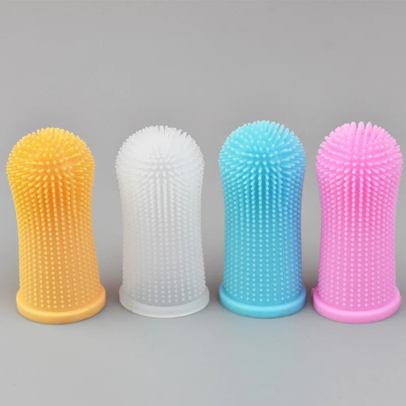 Super Soft Dog Toothbrushes Cleaning Finger Brush For Dog  Grooming Nontoxic  Toothbrush  Dental Care Products