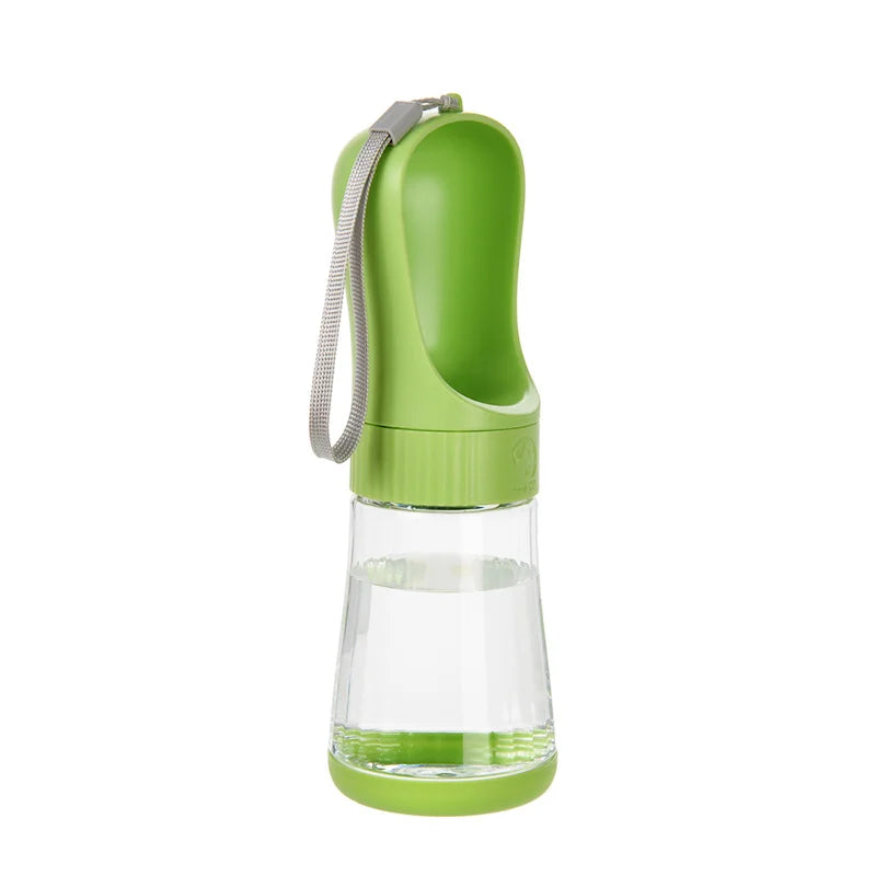 Portable Dog Water Bottle 320ML With Food Container Travel 2 in 1 Pet Water Dispenser For Small, Medium, and Large Dogs Drinking Bowls