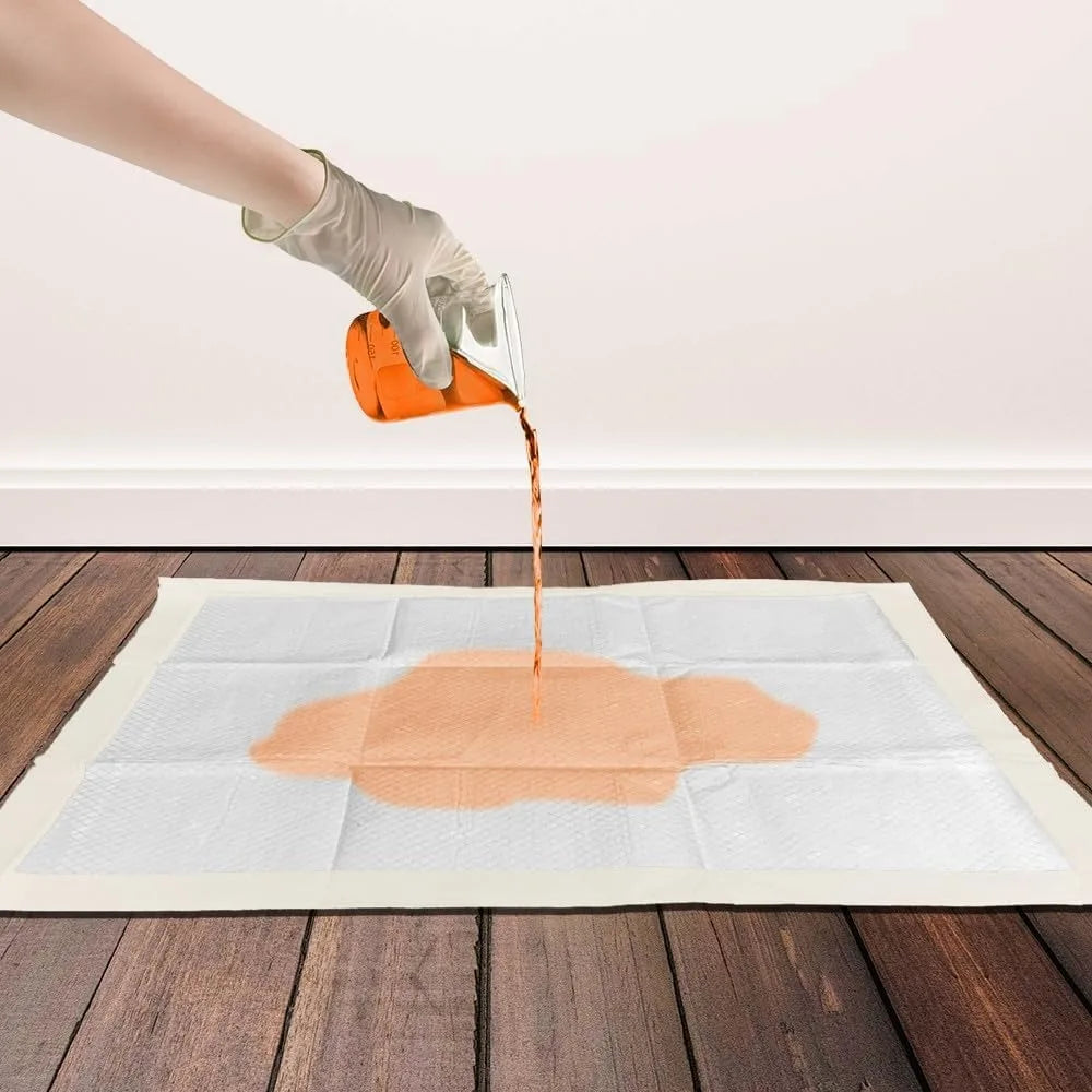 Large Disposable Dog Pee Pads, 21x21, 50 Count, Leak Proof Quilted Training Pads with Pro-Grip, Fast Drying, Non Slip, Indoor Pet Potty Supplies