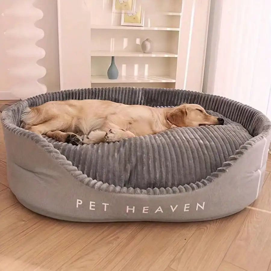 Machine-Washable Soft & Cozy Pet Bed – All-Season Dog & Cat House With Warm Mat | Plush Comfort, Great For Any Season, For Small/Medium/Large Pets, Indoor Outdoor Use