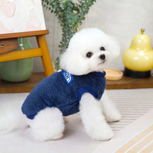 Small Dog Vest, Warm and Thickened Dog Clothes for Spring Winter and Fall, Fashionable and Comfortable Dog Vest