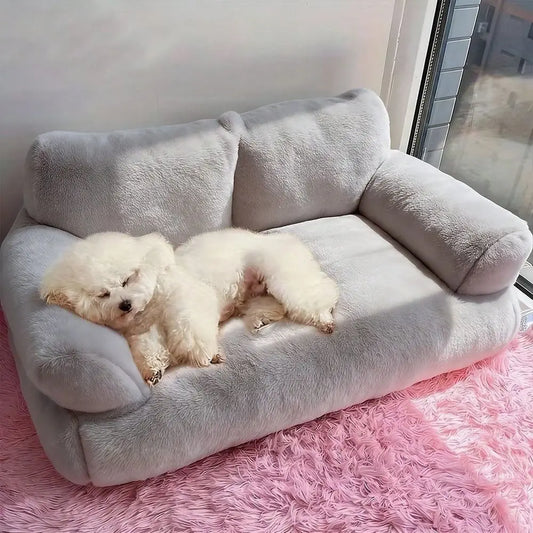 Supportive Bed For Small Dogs, Dog Supplies Pet Furniture And Beds Dog Bed Sofa, With Colorful Elastic Balls