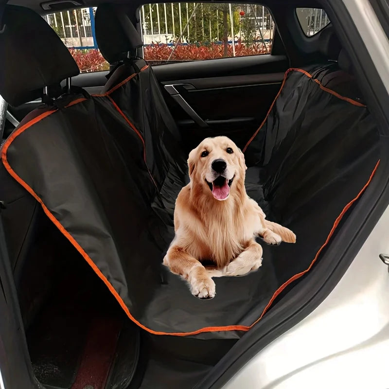 Dog Car Seat Cover for Back Seat, Oxford Cloth Durable Scratchproof Dog Hammock, Pet Seat Cover Protector for Cars, Trucks and SUVs