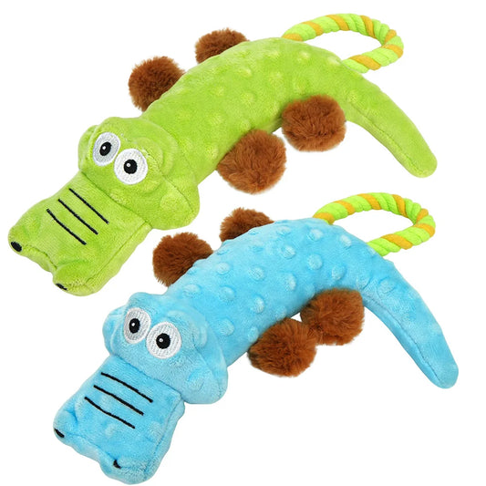 Small Dog Squeaky Toy, 2 Pack, Tug of War Dog Toys for Dogs Interactive Plush Puppy Chew Toy Plush Sound Squeak Toys Pet Supplies